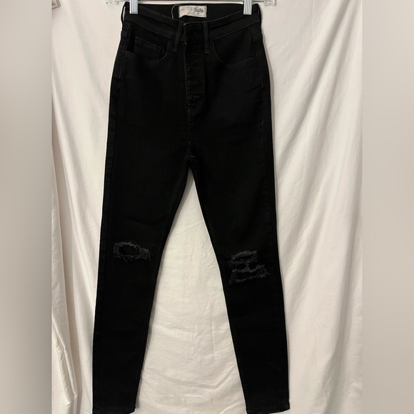 We The Free Black Skinny Jeans size 26 #63 - Picture 1 of 8